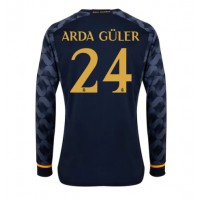 Pánský Fotbalový dres Real Madrid Arda Guler #24 2023-24 Venkovní Dlouhý Rukáv